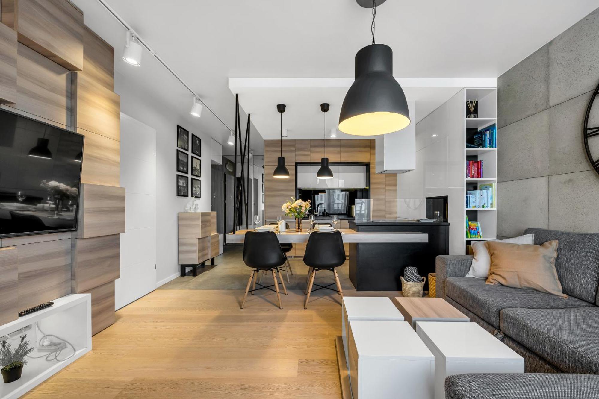 Apartament Wola - Parking, Balcony, Workdesk - By Rentujemy